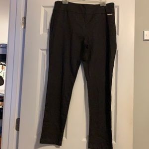 Gray straight leg pants